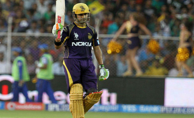 KKR skipper Gautam Gambhir may have found his way out of the initial slump but hasn't done enough to lead by example. Photo: BCCI KKR skipper Gautam Gambhir may have found his way out of the initial slump but hasn't done enough to lead by example. Photo: BCCI